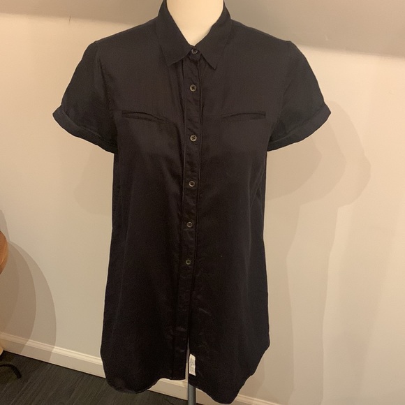 Rag & Bone black cotton tunic - Picture 2 of 8